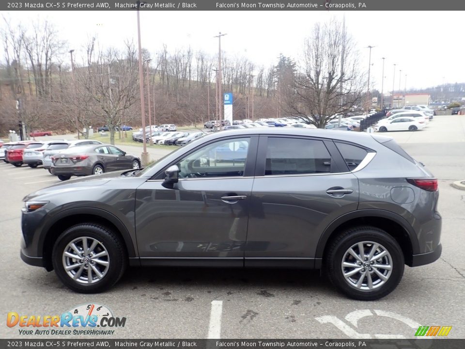 2023 Mazda CX-5 S Preferred AWD Machine Gray Metallic / Black Photo #6