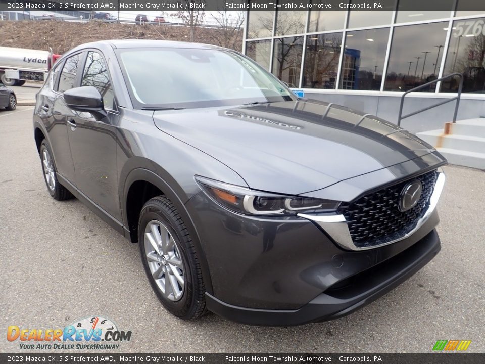 2023 Mazda CX-5 S Preferred AWD Machine Gray Metallic / Black Photo #9