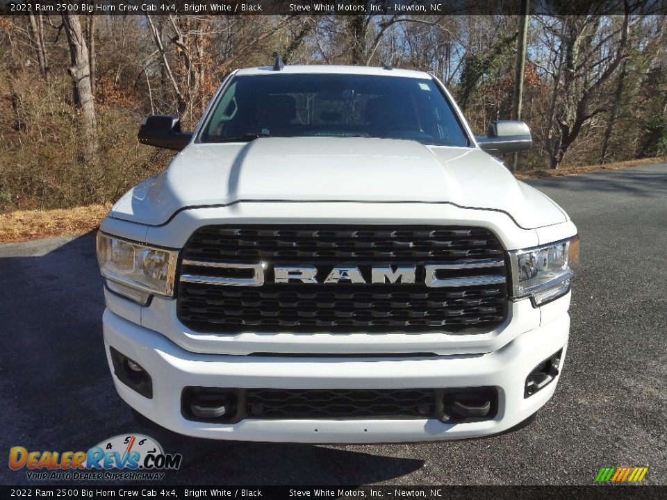 2022 Ram 2500 Big Horn Crew Cab 4x4 Bright White / Black Photo #3