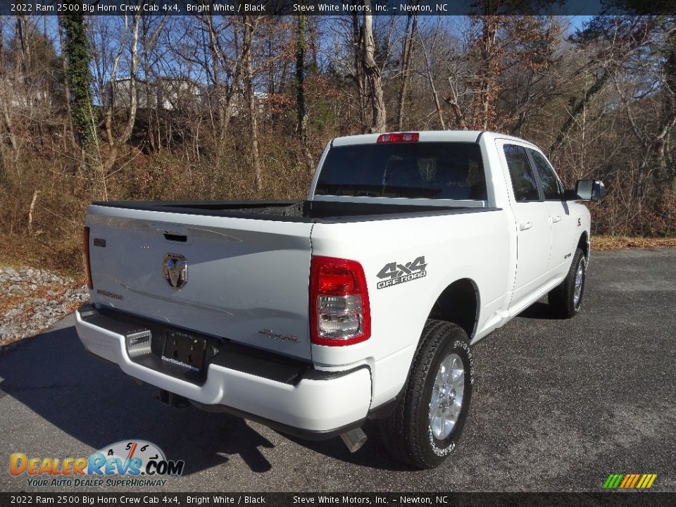 2022 Ram 2500 Big Horn Crew Cab 4x4 Bright White / Black Photo #6