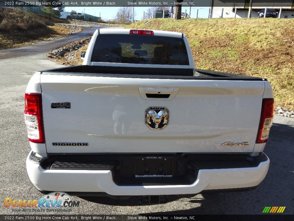 2022 Ram 2500 Big Horn Crew Cab 4x4 Bright White / Black Photo #7