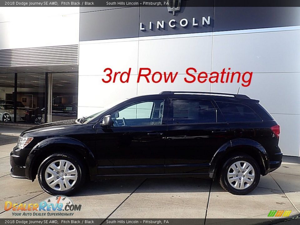 2018 Dodge Journey SE AWD Pitch Black / Black Photo #2