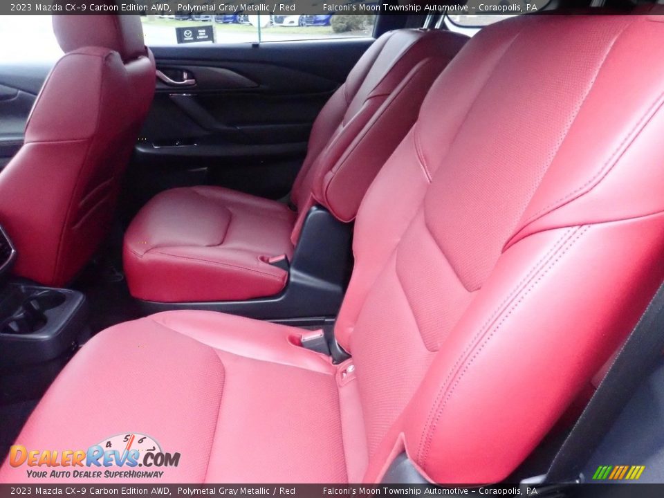 Rear Seat of 2023 Mazda CX-9 Carbon Edition AWD Photo #12