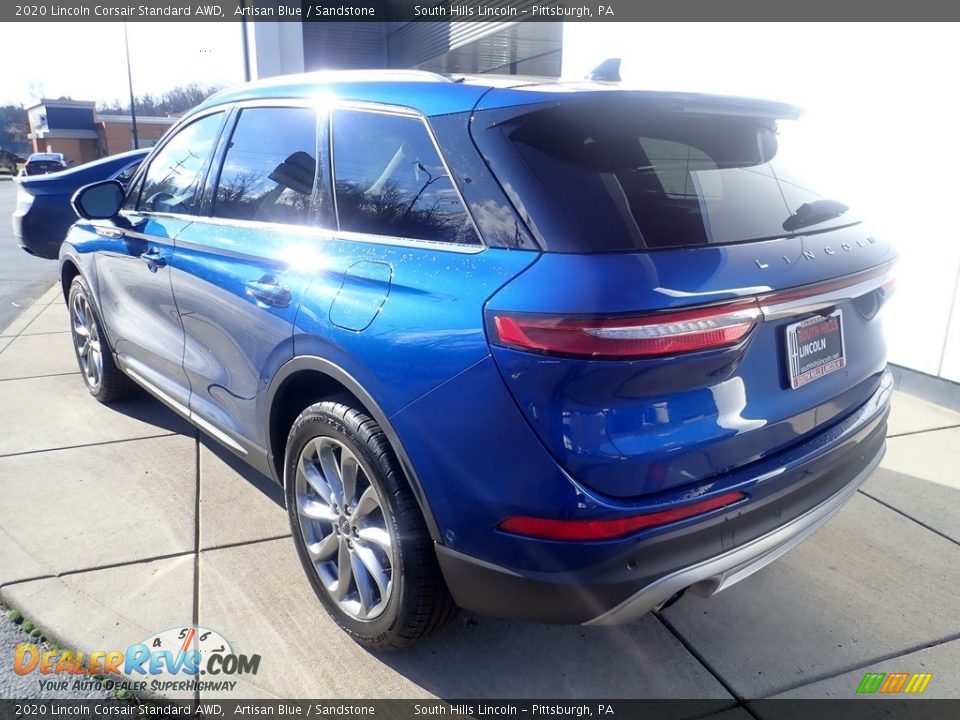 2020 Lincoln Corsair Standard AWD Artisan Blue / Sandstone Photo #3