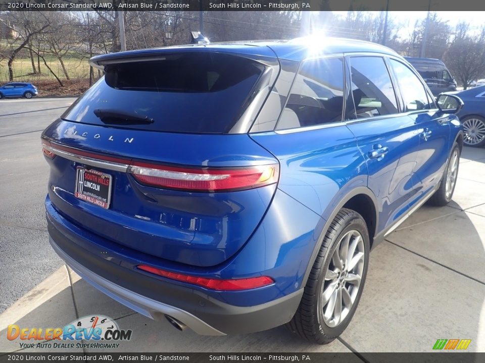 2020 Lincoln Corsair Standard AWD Artisan Blue / Sandstone Photo #6