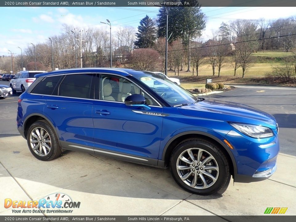 2020 Lincoln Corsair Standard AWD Artisan Blue / Sandstone Photo #7