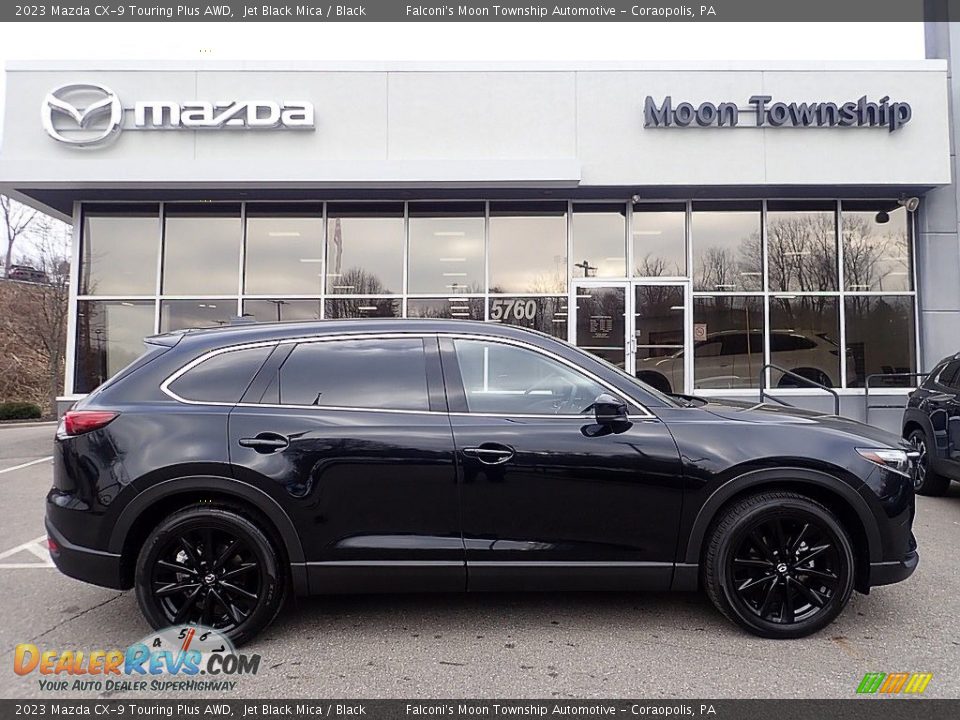 2023 Mazda CX-9 Touring Plus AWD Jet Black Mica / Black Photo #1