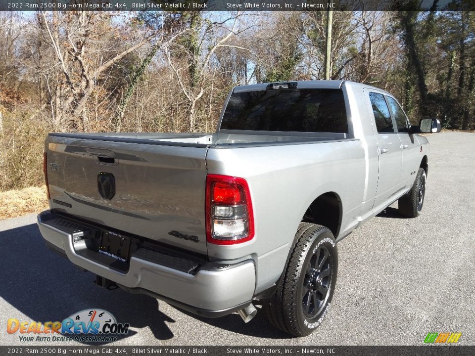 2022 Ram 2500 Big Horn Mega Cab 4x4 Billet Silver Metallic / Black Photo #6