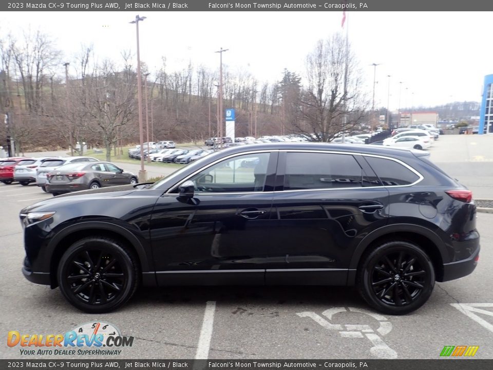 Jet Black Mica 2023 Mazda CX-9 Touring Plus AWD Photo #6