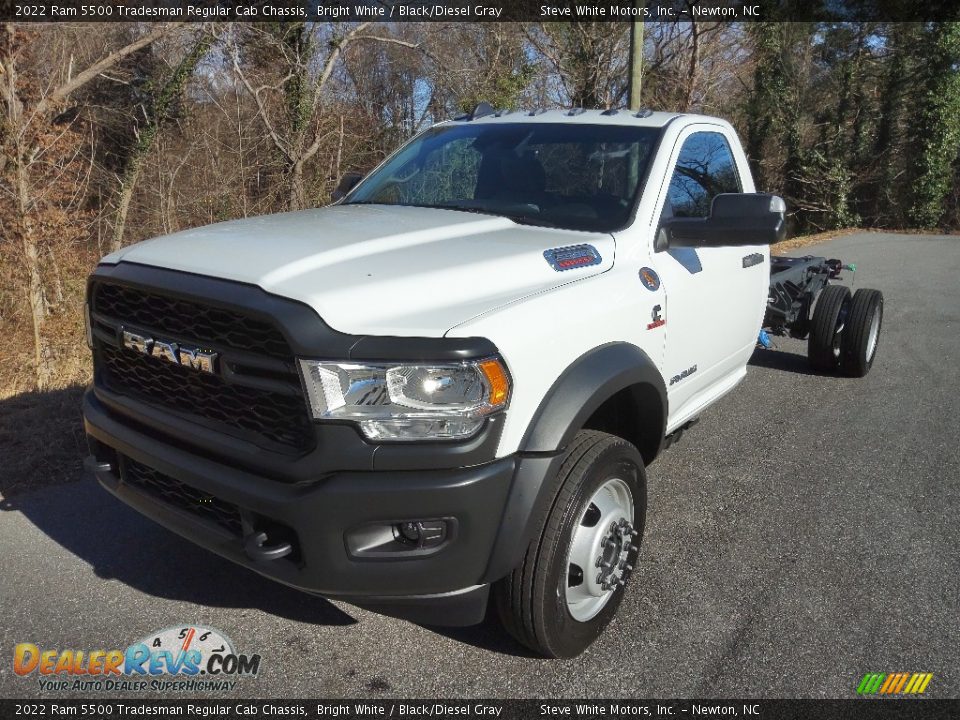 2022 Ram 5500 Tradesman Regular Cab Chassis Bright White / Black/Diesel Gray Photo #2