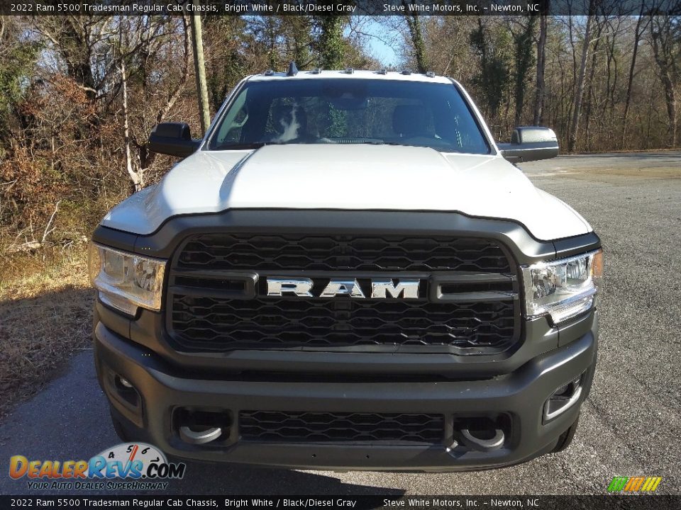 2022 Ram 5500 Tradesman Regular Cab Chassis Bright White / Black/Diesel Gray Photo #3