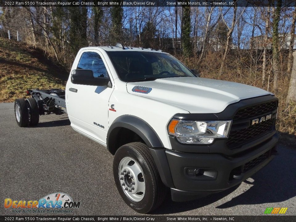 2022 Ram 5500 Tradesman Regular Cab Chassis Bright White / Black/Diesel Gray Photo #4