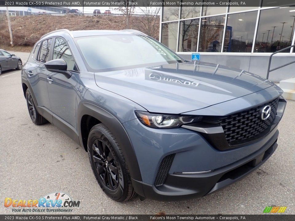 2023 Mazda CX-50 S Preferred Plus AWD Polymetal Gray Metallic / Black Photo #9