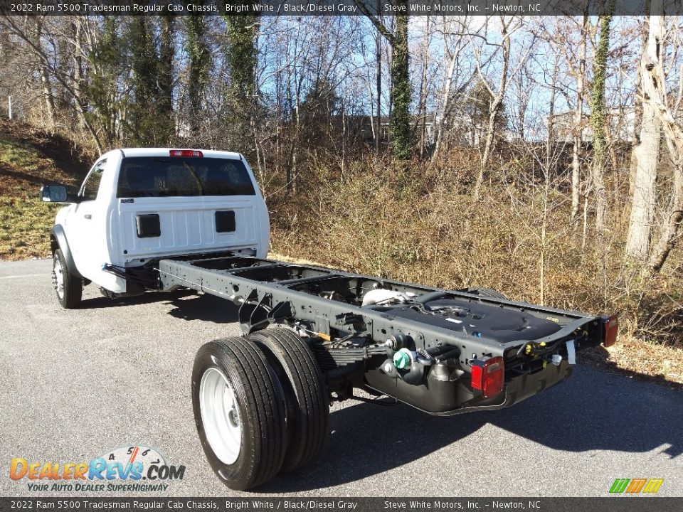 2022 Ram 5500 Tradesman Regular Cab Chassis Bright White / Black/Diesel Gray Photo #8