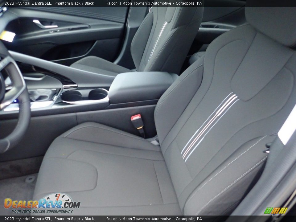 2023 Hyundai Elantra SEL Phantom Black / Black Photo #11