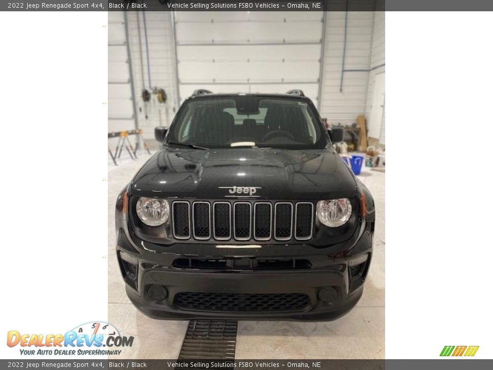 2022 Jeep Renegade Sport 4x4 Black / Black Photo #3