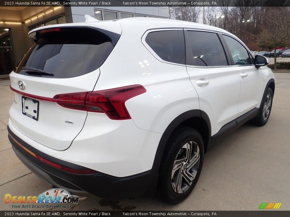 2023 Hyundai Santa Fe SE AWD Serenity White Pearl / Black Photo #2