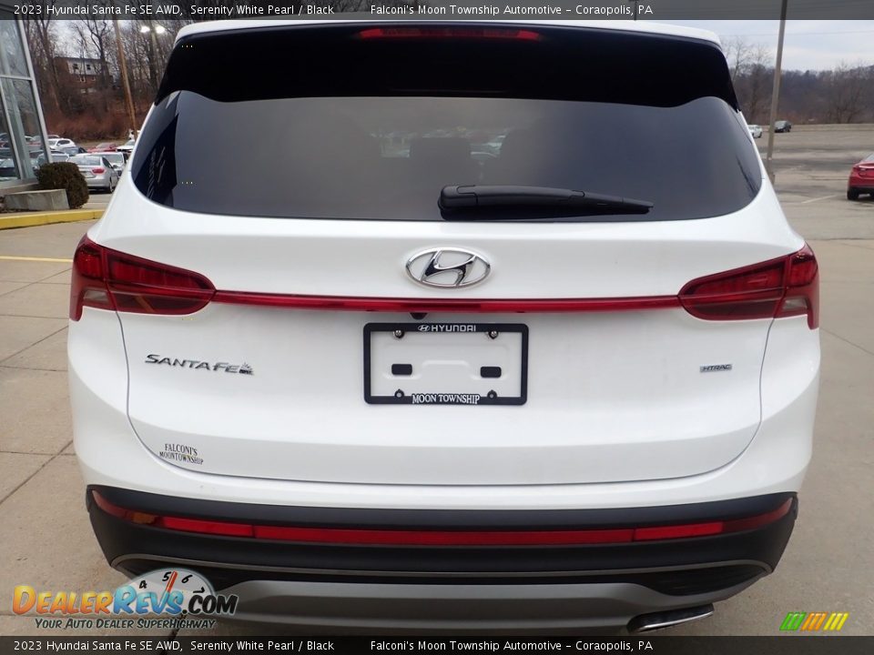 2023 Hyundai Santa Fe SE AWD Serenity White Pearl / Black Photo #3