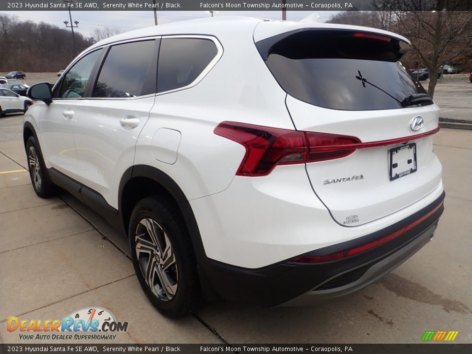 2023 Hyundai Santa Fe SE AWD Serenity White Pearl / Black Photo #5