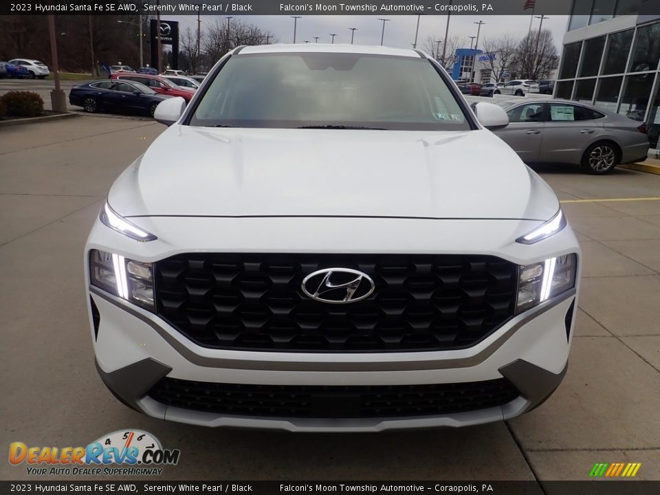 2023 Hyundai Santa Fe SE AWD Serenity White Pearl / Black Photo #8