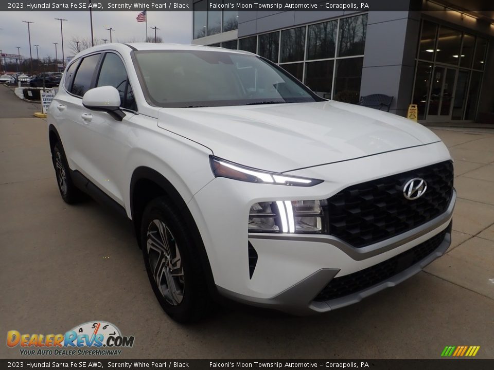 2023 Hyundai Santa Fe SE AWD Serenity White Pearl / Black Photo #9