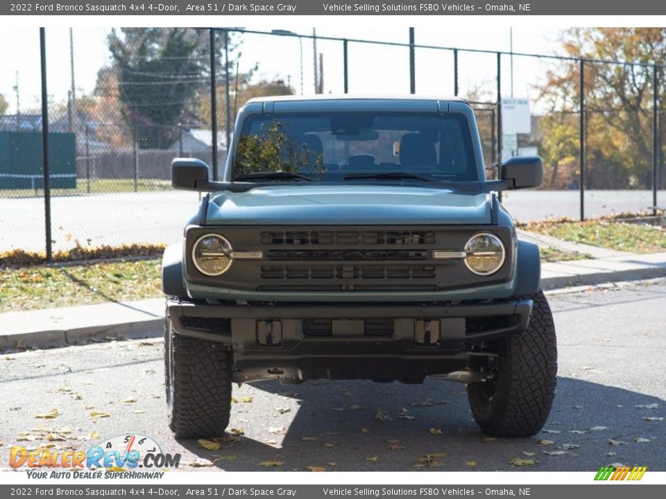 2022 Ford Bronco Sasquatch 4x4 4-Door Area 51 / Dark Space Gray Photo #3