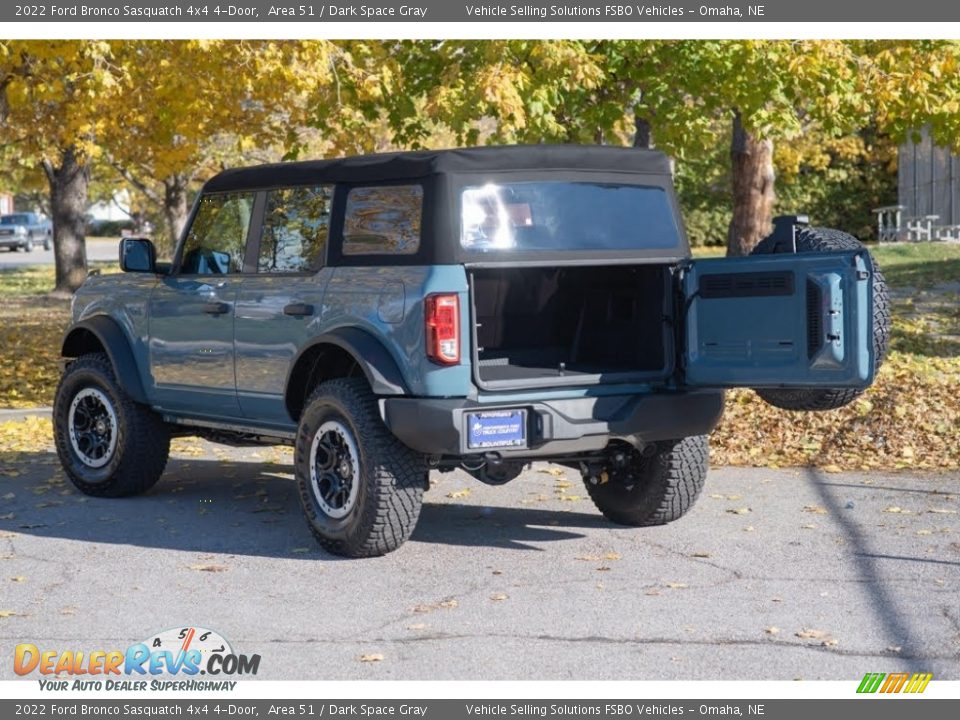 2022 Ford Bronco Sasquatch 4x4 4-Door Area 51 / Dark Space Gray Photo #7