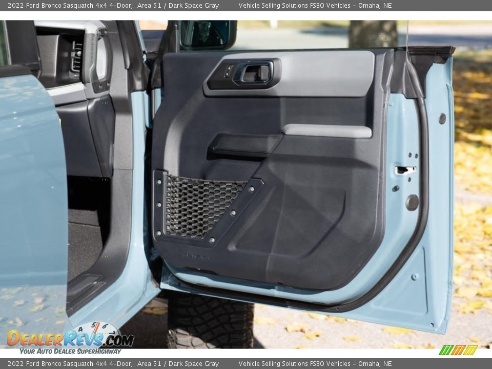 Door Panel of 2022 Ford Bronco Sasquatch 4x4 4-Door Photo #12