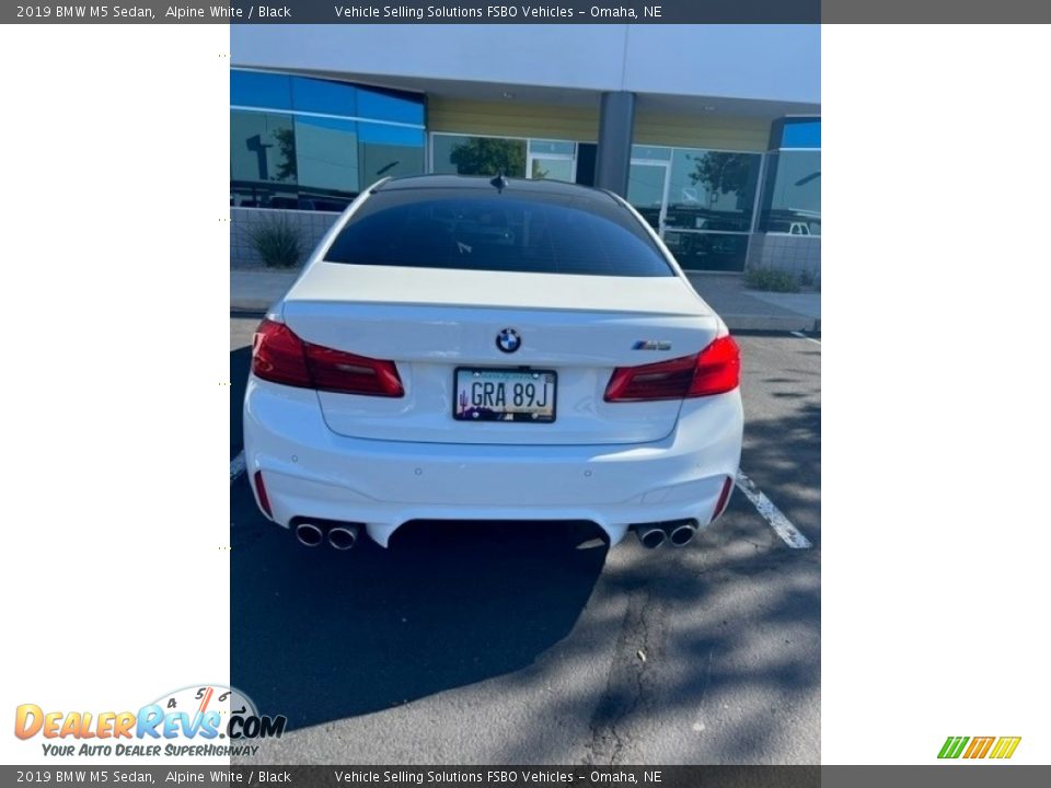 2019 BMW M5 Sedan Alpine White / Black Photo #4