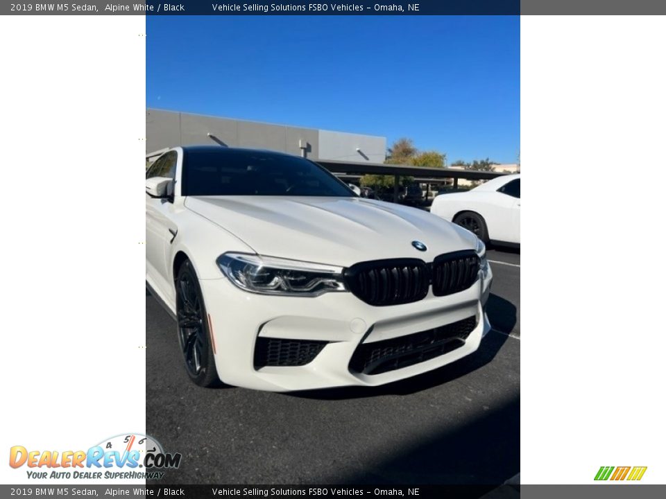 2019 BMW M5 Sedan Alpine White / Black Photo #10