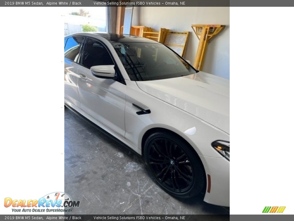 2019 BMW M5 Sedan Alpine White / Black Photo #11