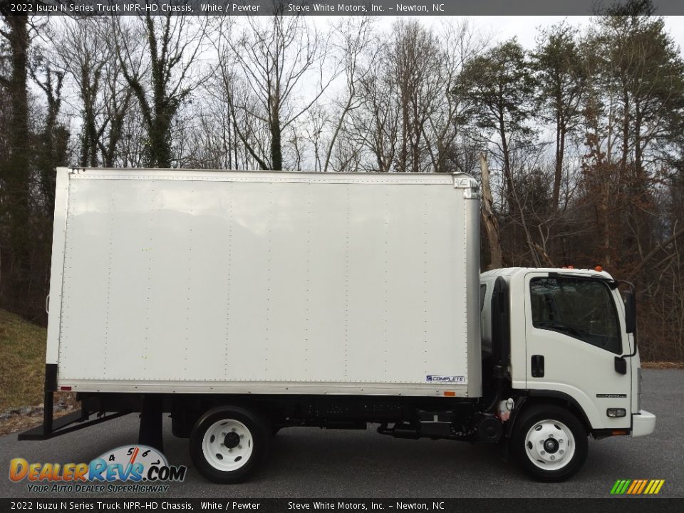 White 2022 Isuzu N Series Truck NPR-HD Chassis Photo #5