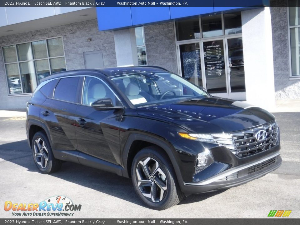 2023 Hyundai Tucson SEL AWD Phantom Black / Gray Photo #1