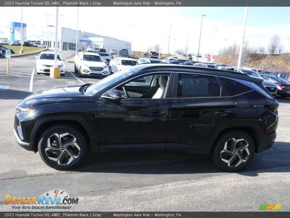 2023 Hyundai Tucson SEL AWD Phantom Black / Gray Photo #7