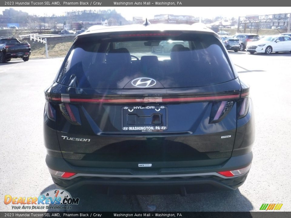 2023 Hyundai Tucson SEL AWD Phantom Black / Gray Photo #9