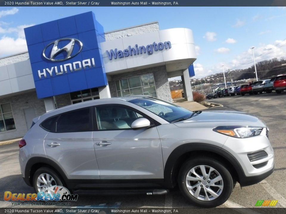 2020 Hyundai Tucson Value AWD Stellar Silver / Gray Photo #2