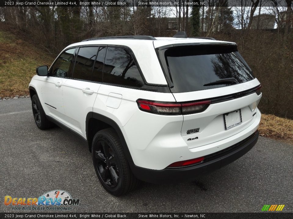 2023 Jeep Grand Cherokee Limited 4x4 Bright White / Global Black Photo #8