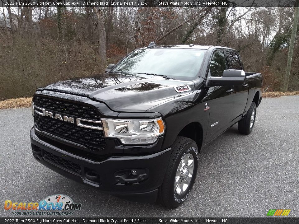 2022 Ram 2500 Big Horn Crew Cab 4x4 Diamond Black Crystal Pearl / Black Photo #2