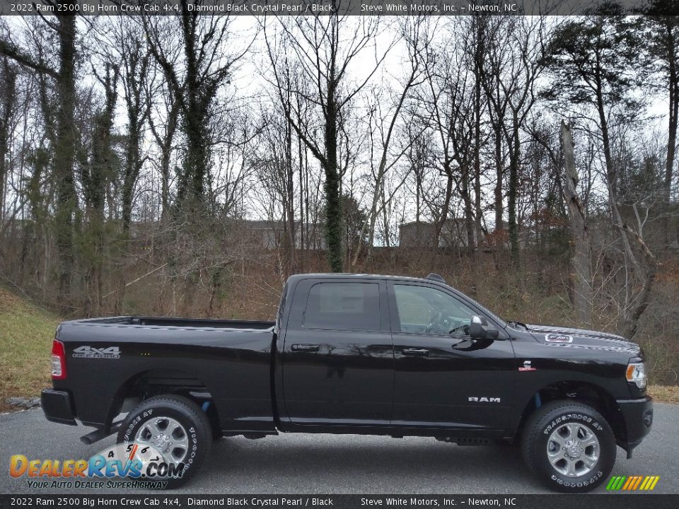 Diamond Black Crystal Pearl 2022 Ram 2500 Big Horn Crew Cab 4x4 Photo #5