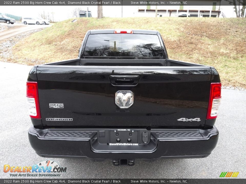 2022 Ram 2500 Big Horn Crew Cab 4x4 Diamond Black Crystal Pearl / Black Photo #7