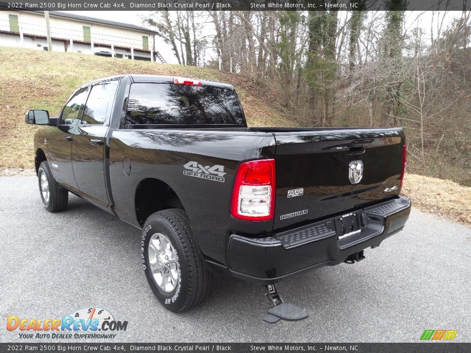 2022 Ram 2500 Big Horn Crew Cab 4x4 Diamond Black Crystal Pearl / Black Photo #9