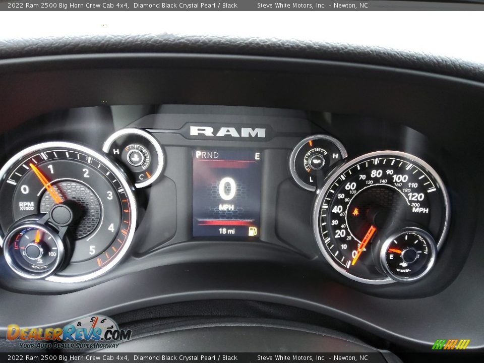 2022 Ram 2500 Big Horn Crew Cab 4x4 Gauges Photo #22