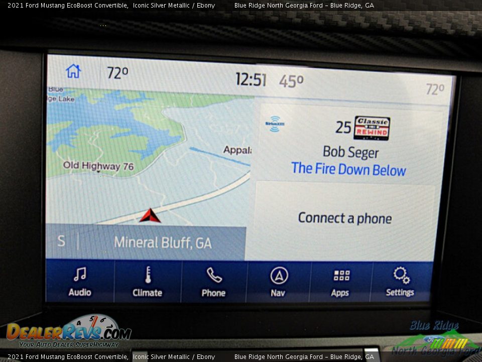 Navigation of 2021 Ford Mustang EcoBoost Convertible Photo #22