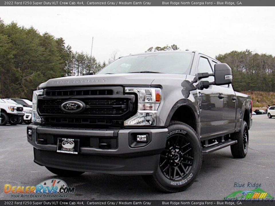 2022 Ford F250 Super Duty XLT Crew Cab 4x4 Carbonized Gray / Medium Earth Gray Photo #1