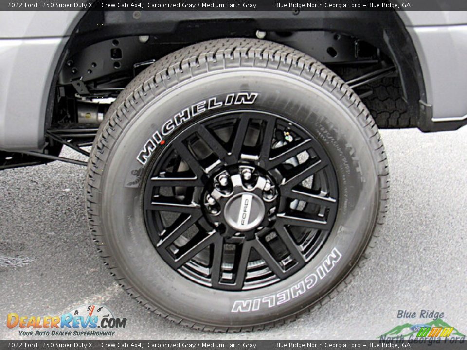2022 Ford F250 Super Duty XLT Crew Cab 4x4 Carbonized Gray / Medium Earth Gray Photo #9