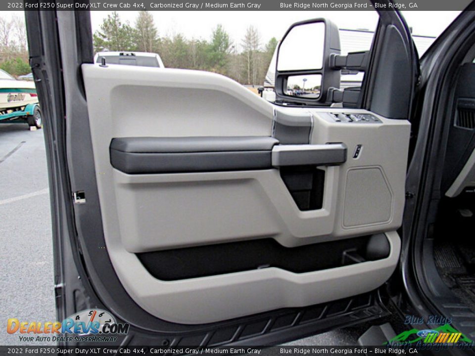 2022 Ford F250 Super Duty XLT Crew Cab 4x4 Carbonized Gray / Medium Earth Gray Photo #10