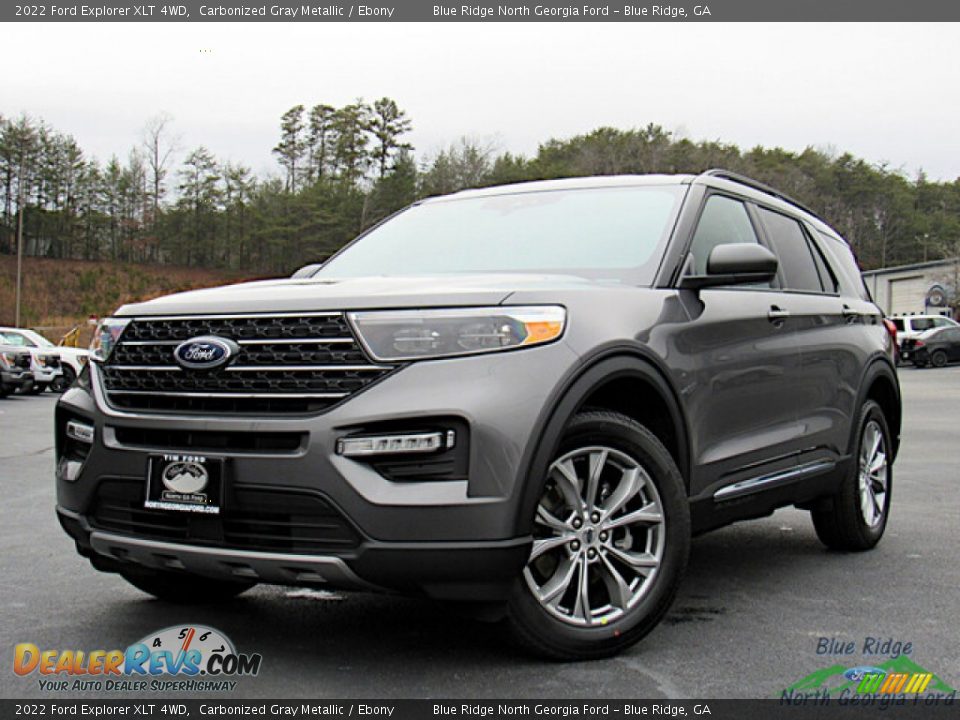 2022 Ford Explorer XLT 4WD Carbonized Gray Metallic / Ebony Photo #1