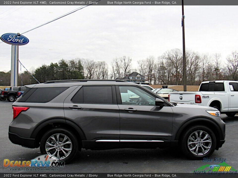 2022 Ford Explorer XLT 4WD Carbonized Gray Metallic / Ebony Photo #6