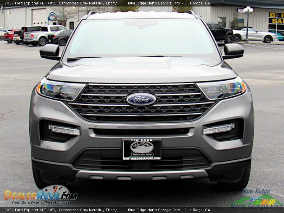 2022 Ford Explorer XLT 4WD Carbonized Gray Metallic / Ebony Photo #8