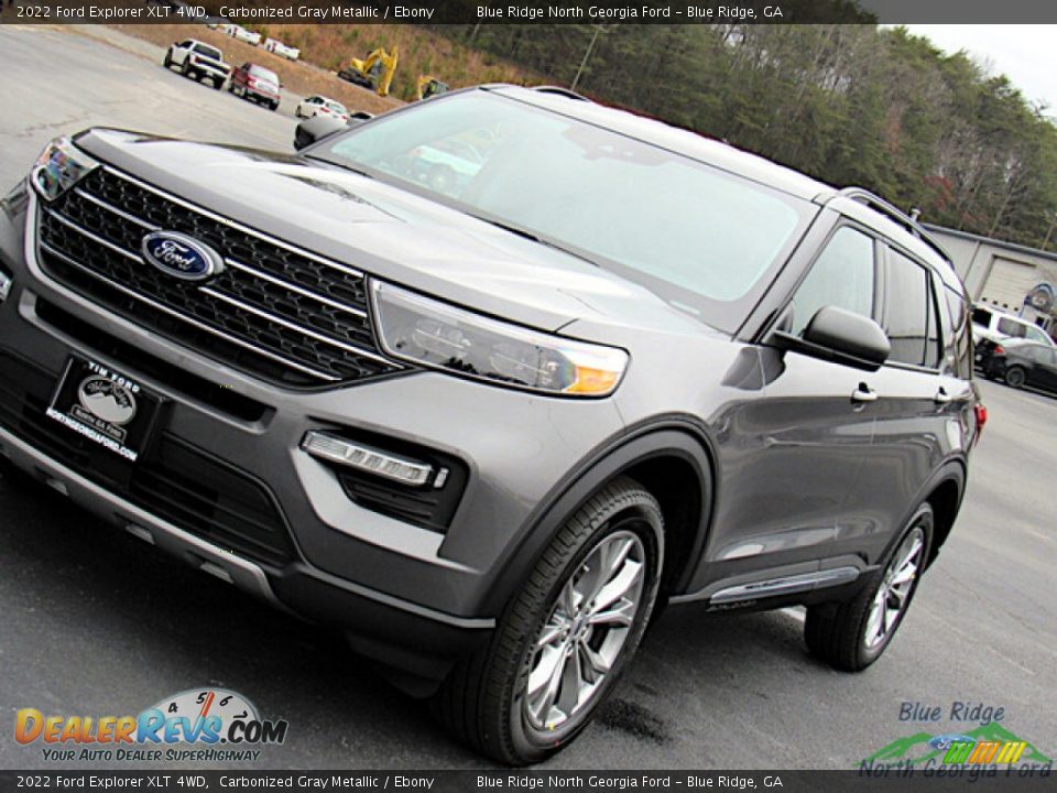 2022 Ford Explorer XLT 4WD Carbonized Gray Metallic / Ebony Photo #26